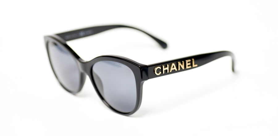 New In Stores Now CHANEL 5414 Butterfly Acetate Black Beige Sunglasses –  Fashion Reloved